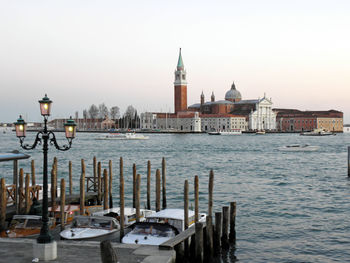 View of buildings at waterfront