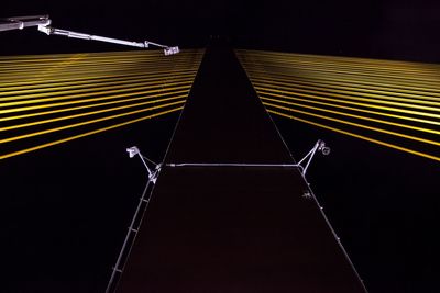Illuminated lighting equipment at night