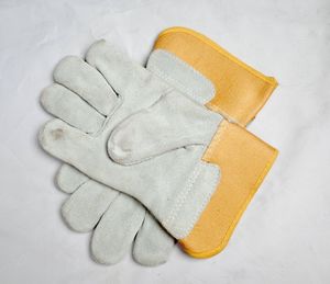 High angle view of heart shape on white table