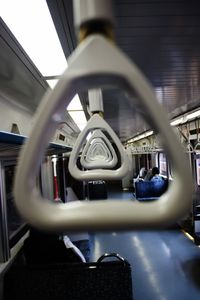 View of bus in the dark