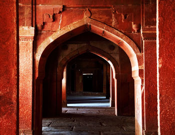 Entrance of building