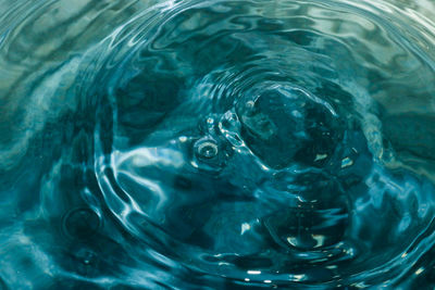 Detail shot of rippled water