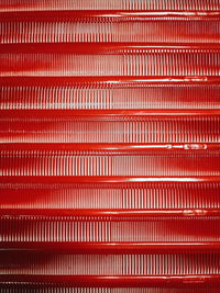 Full frame shot of red wall