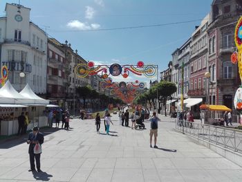 View of city street