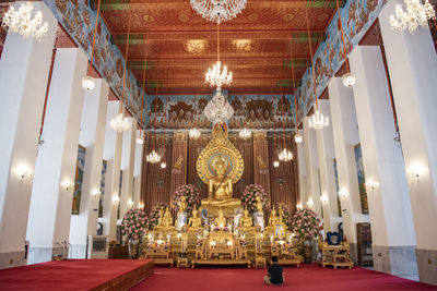 Interior of church