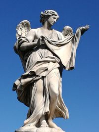 Low angle view of statue