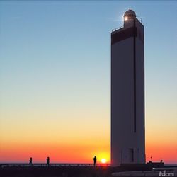 Lighthouse at sunset