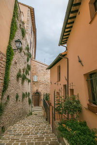 View of nocera umbra, a little medieval town of the middle italy, in the province of perugia