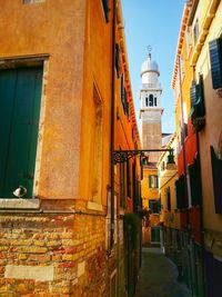 Narrow alley in old town