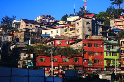 Residential buildings in city