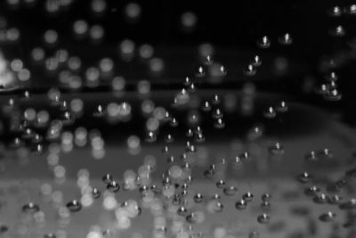 Defocused lights at night