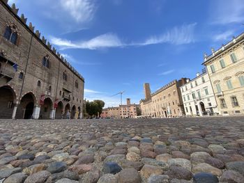 View of old building in city