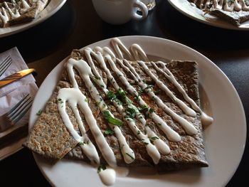 Close-up of food on plate