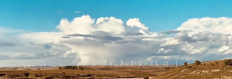 Panoramic view of landscape against sky