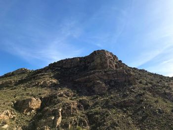 Scenic view of mountain against sky