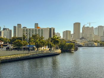 View of buildings in background