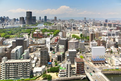 Aerial view of cityscape