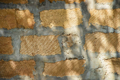 Close-up of weathered wall