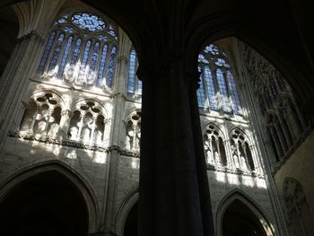 Low angle view of historical building