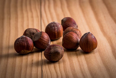 Close-up of fruits on table