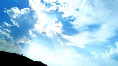 Low angle view of sky