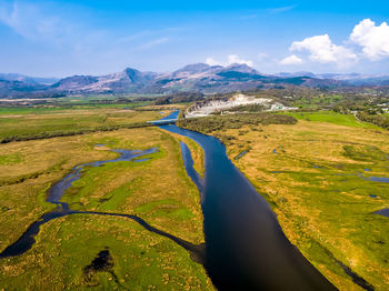 Scenic view of landscape against sky