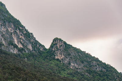 Scenic view of mountain against sky