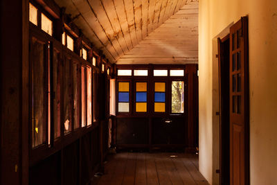 Corridor of building