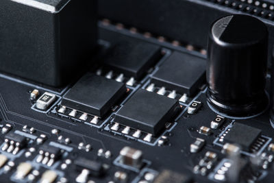 Close-up of circuit board