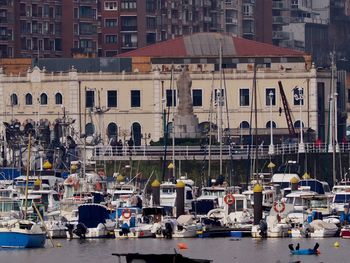 View of buildings at waterfront