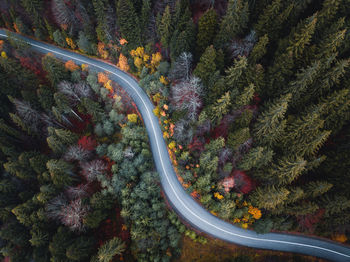 High angle view of landscape