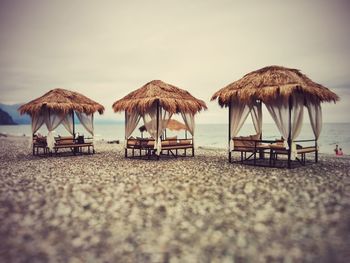 Huts at beach