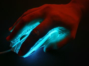 Close-up of human hand