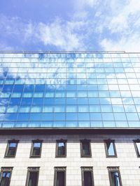 Low angle view of building against sky