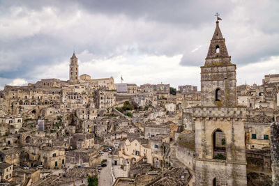 View of cathedral against cloudy sky