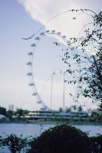 View of ferris wheel against sky