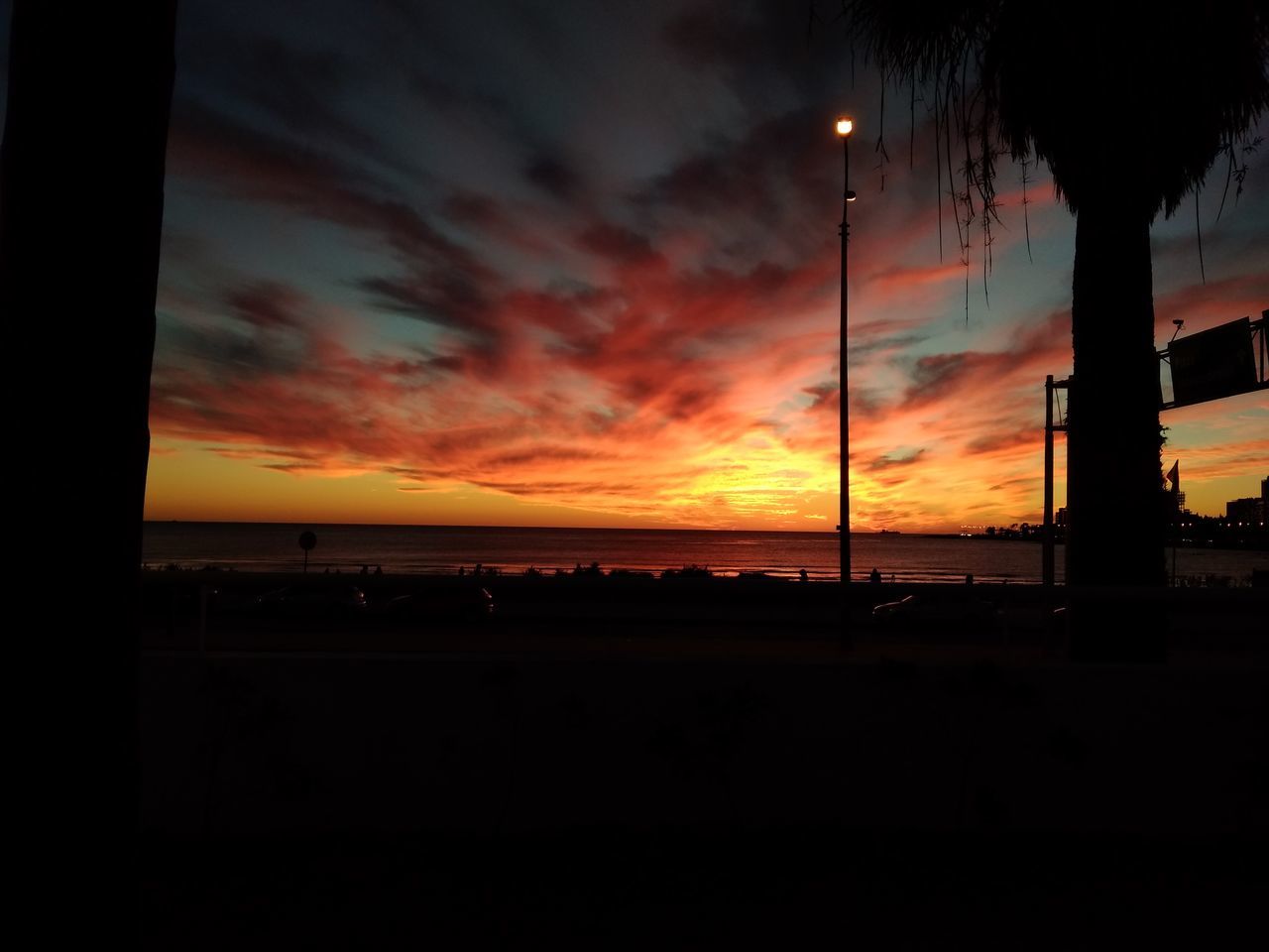 sunset, silhouette, sky, beauty in nature, nature, cloud - sky, no people, scenics, sea, outdoors, water