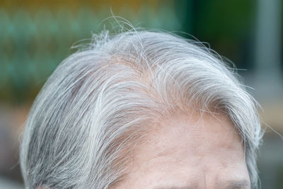 Close-up portrait of woman