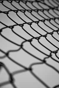 Close-up of chainlink fence