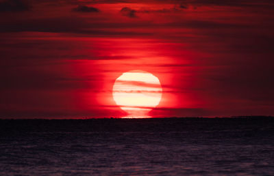 Scenic view of sunset