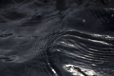 Waves splashing in water