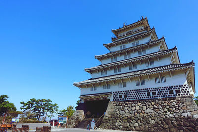 Low angle view of building against sky