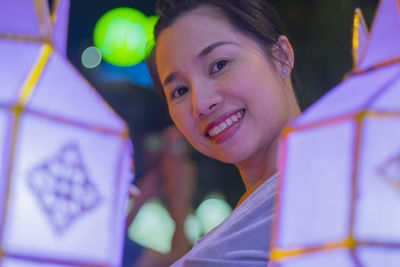 Portrait of a smiling young woman