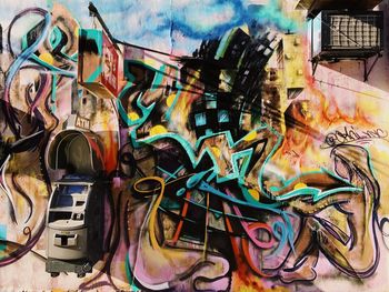 Close-up of multi colored objects