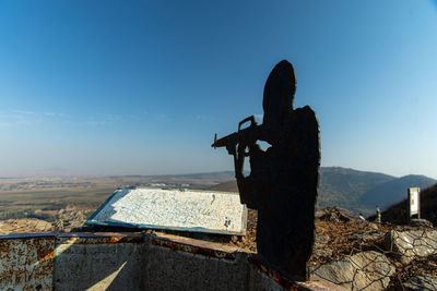 Built structure on land against sky golan heights 
