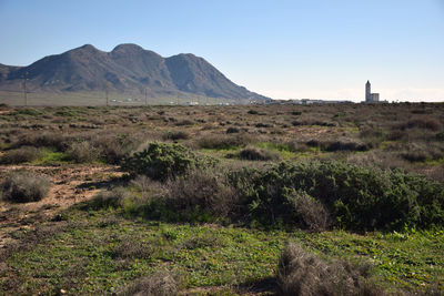 Scenic view of landscape against sky