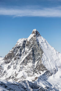 Perfect view on matterhorn