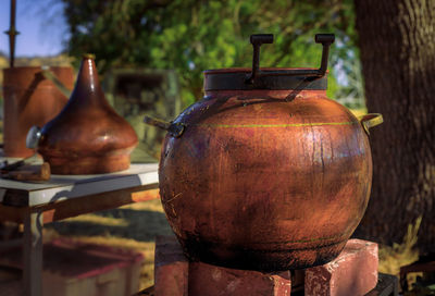 Close-up of lantern