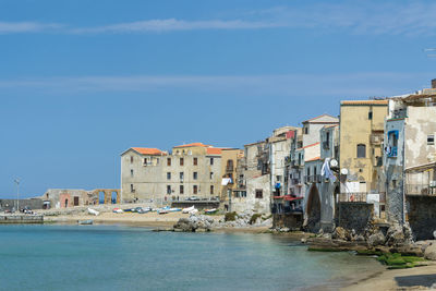 Buildings at waterfront