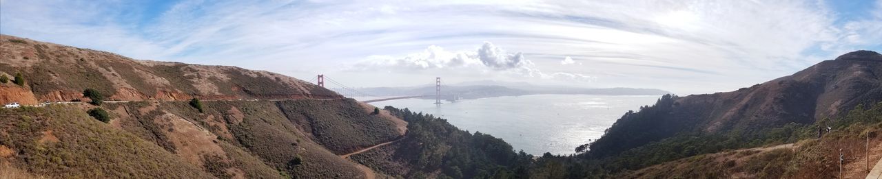 Panoramic view of landscape against sky